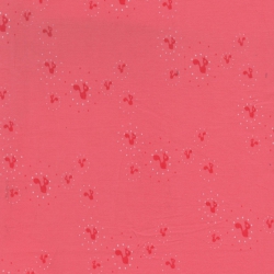 Tissu coton bio batiste imprimée écureuil