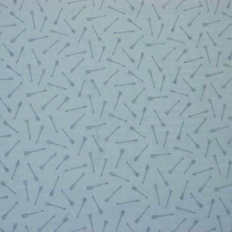 Mousseline imprimée flèches