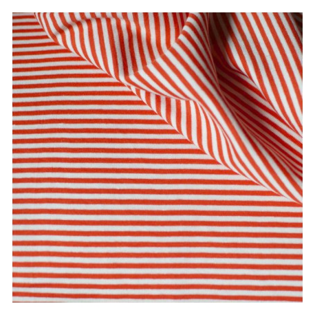 Jersey bio extensible/ rib orange