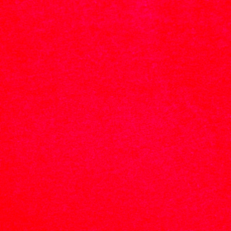 Tissu bio jersey interlock rouge