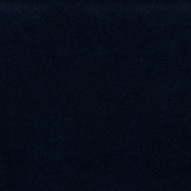 Tissu bio jersey éponge bleu marine