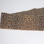 Bord côte léopard coton bio