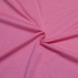 Tissu bio jersey rose