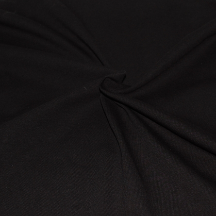 Jersey de coton biologique NOIR