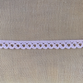 Dentelle vieux rose 10 mm