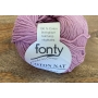 Fil à tricoter COTON NAT Rose lilas