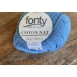 Fil à tricoter COTON NAT Bleu pastel